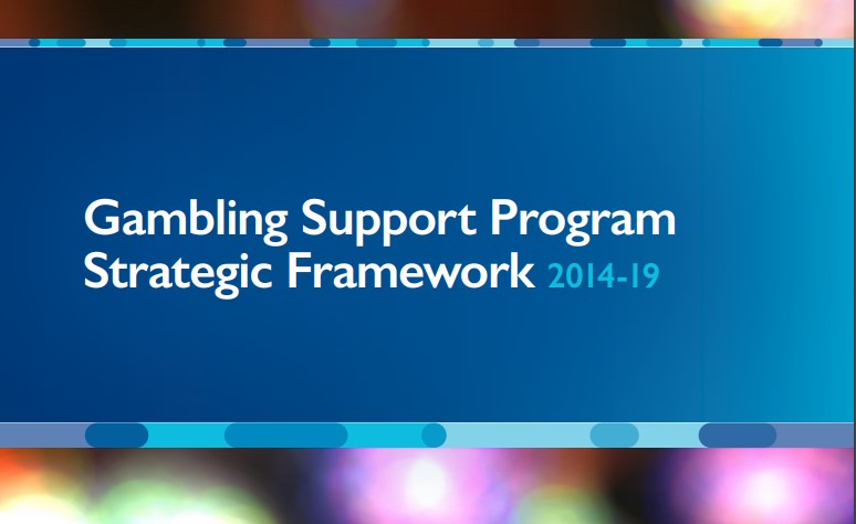 Question – Gambling Support Strategic Framework 2014-19