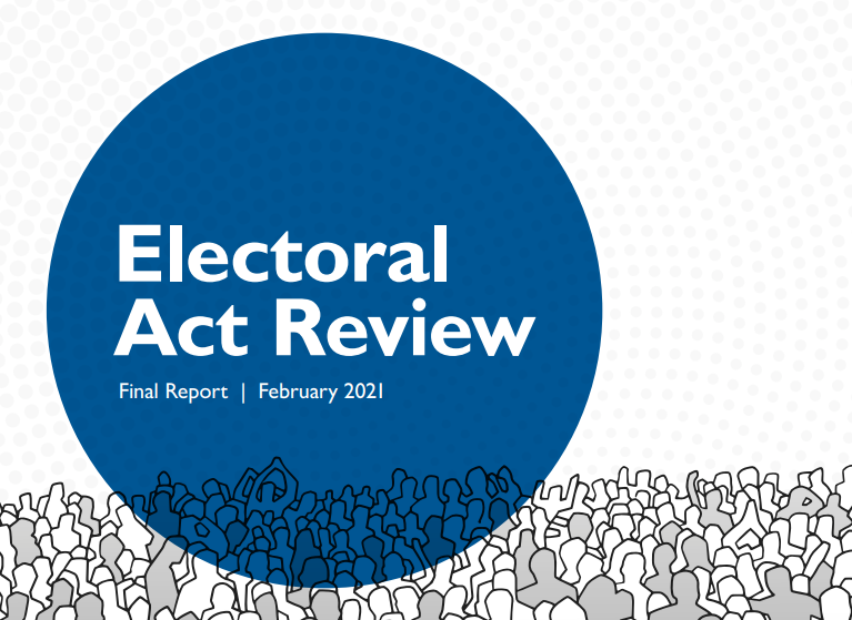 Question – Electoral Act Review