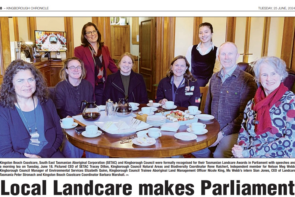 Article-Local Landcare makes Parliament