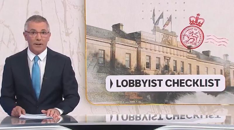 ABC TV News –  Lobbyist Checklist Queries